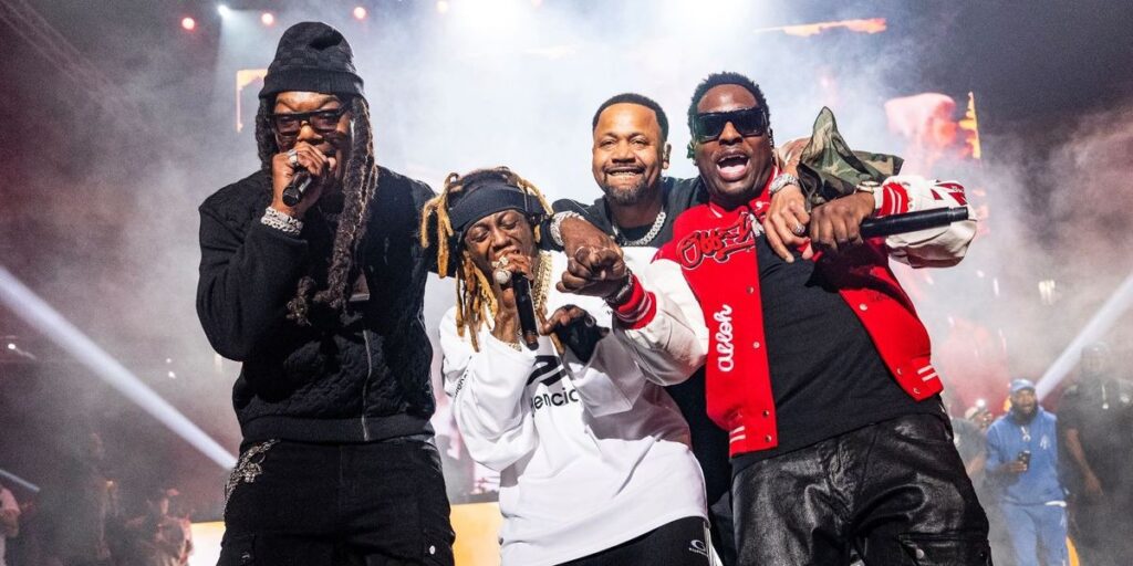 b-g-lil-wayne-juvenile-and-turk-of-the-hot-boys-reunite-to-perform-during-lil-weezyana-fest-2024-at-smoothie-king-center-on-no.jpg